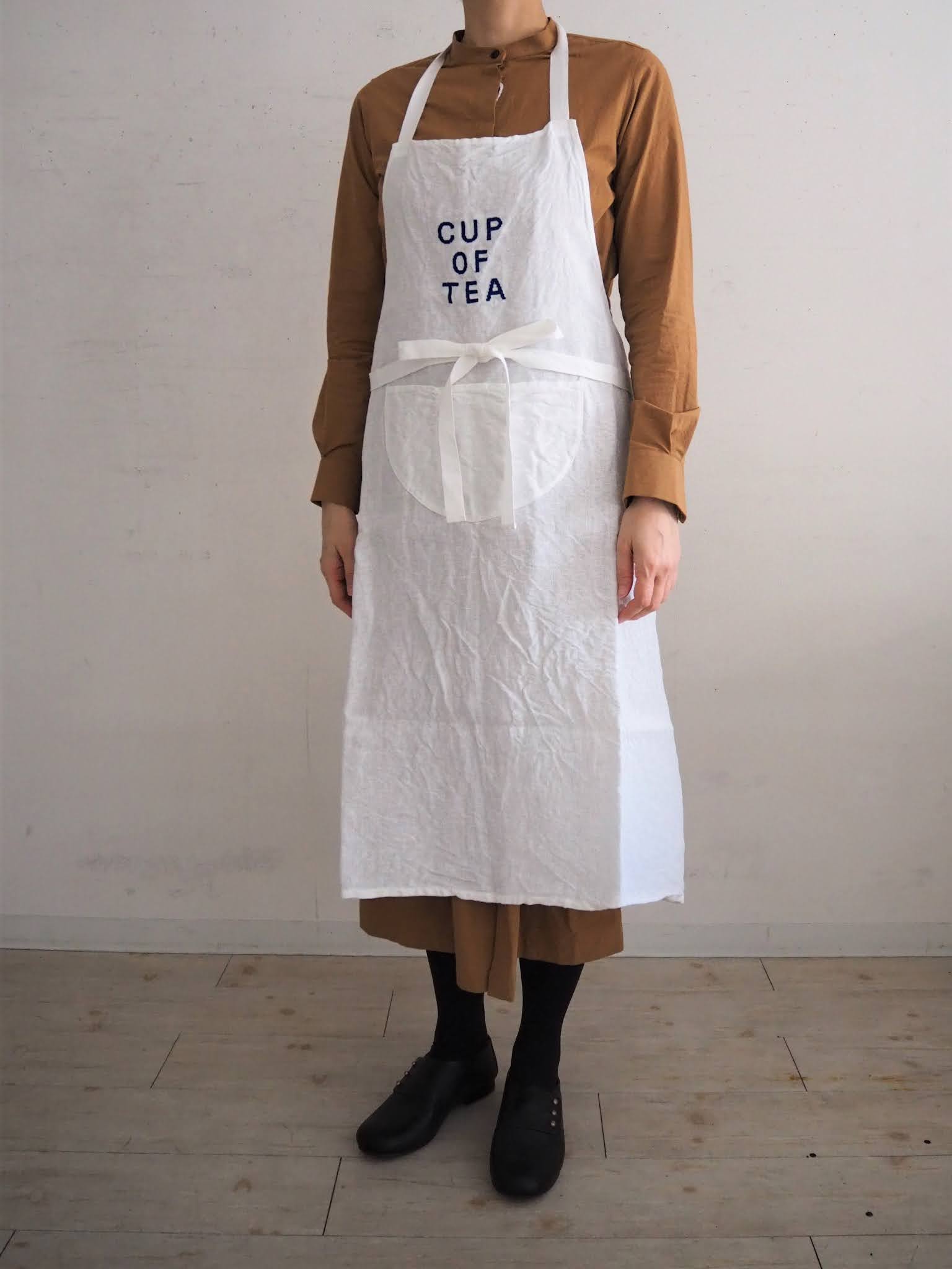 R&D.M.Co☆オールドマンズテーラー✩ストライプ リネンエプロン